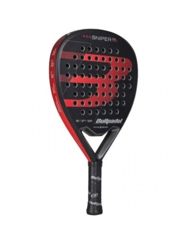 Pala de Pádel Bullpadel Sniper 2.0 Power 2026/ Negra y Roja
