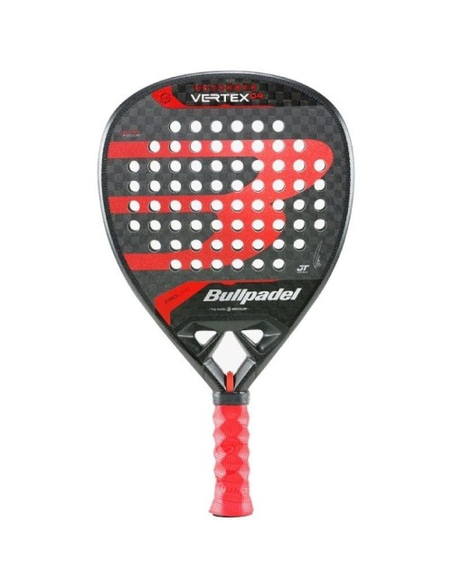 Pala de Pádel Bullpadel Vertex 04 2024/ Roja y Negra