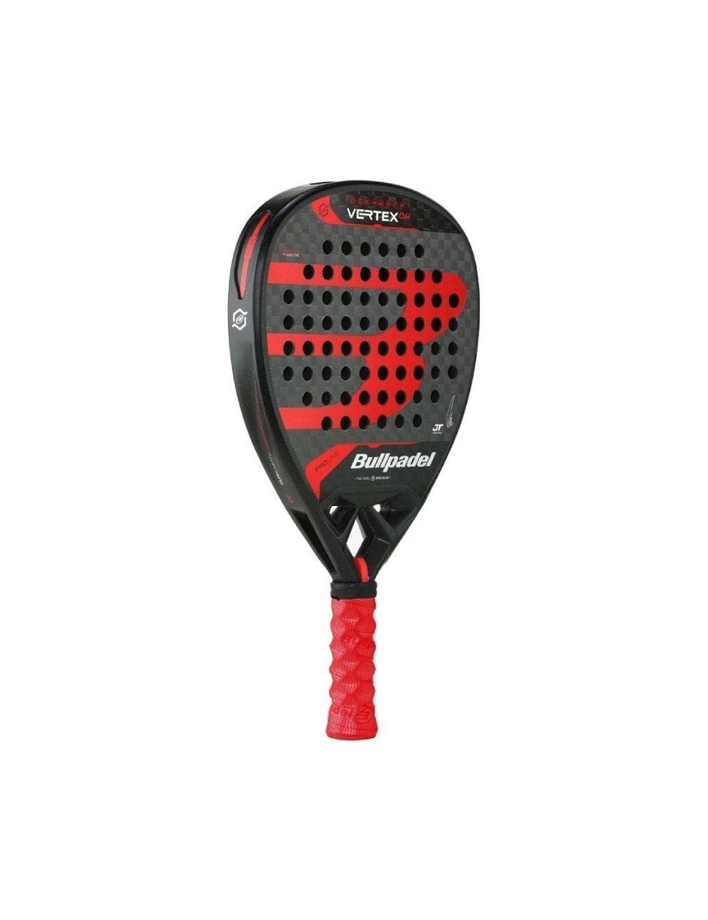 Pala de Pádel Bullpadel Vertex 04 2024/ Roja y Negra