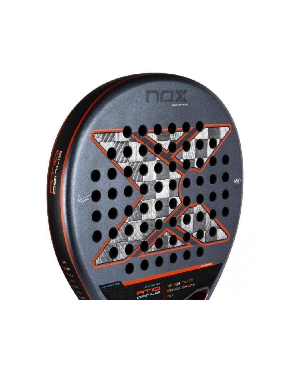 Pala de Pádel NoxSport AT10 Genius Alum 18K 2025 (Agustin Tapia)