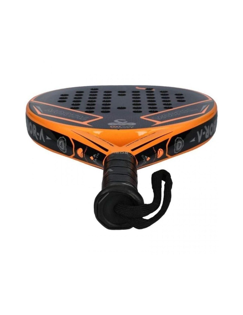 Pala de Pádel VIBOR-A Mortal Carbon 3.0/ Naranja y Negra