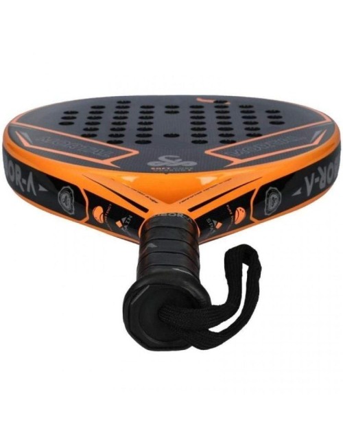 Pala de Pádel VIBOR-A Mortal Carbon 3.0/ Naranja y Negra