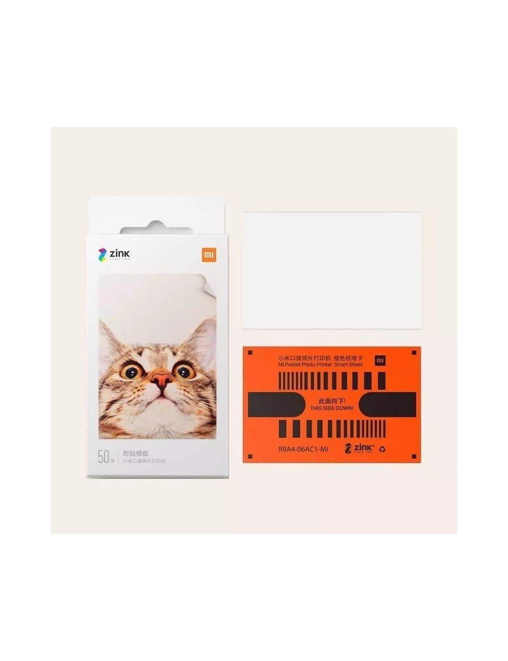 Papel Fotográfico Xiaomi Mi Portable Photo Printer Paper/ 5 x 7.6cm/ 20 Hojas