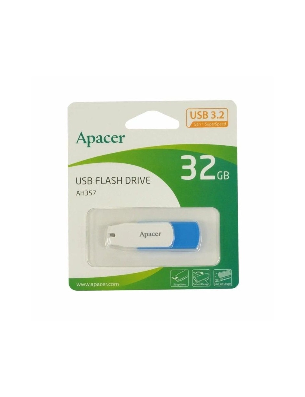 Pendrive 32GB Apacer AH357 USB 3.2