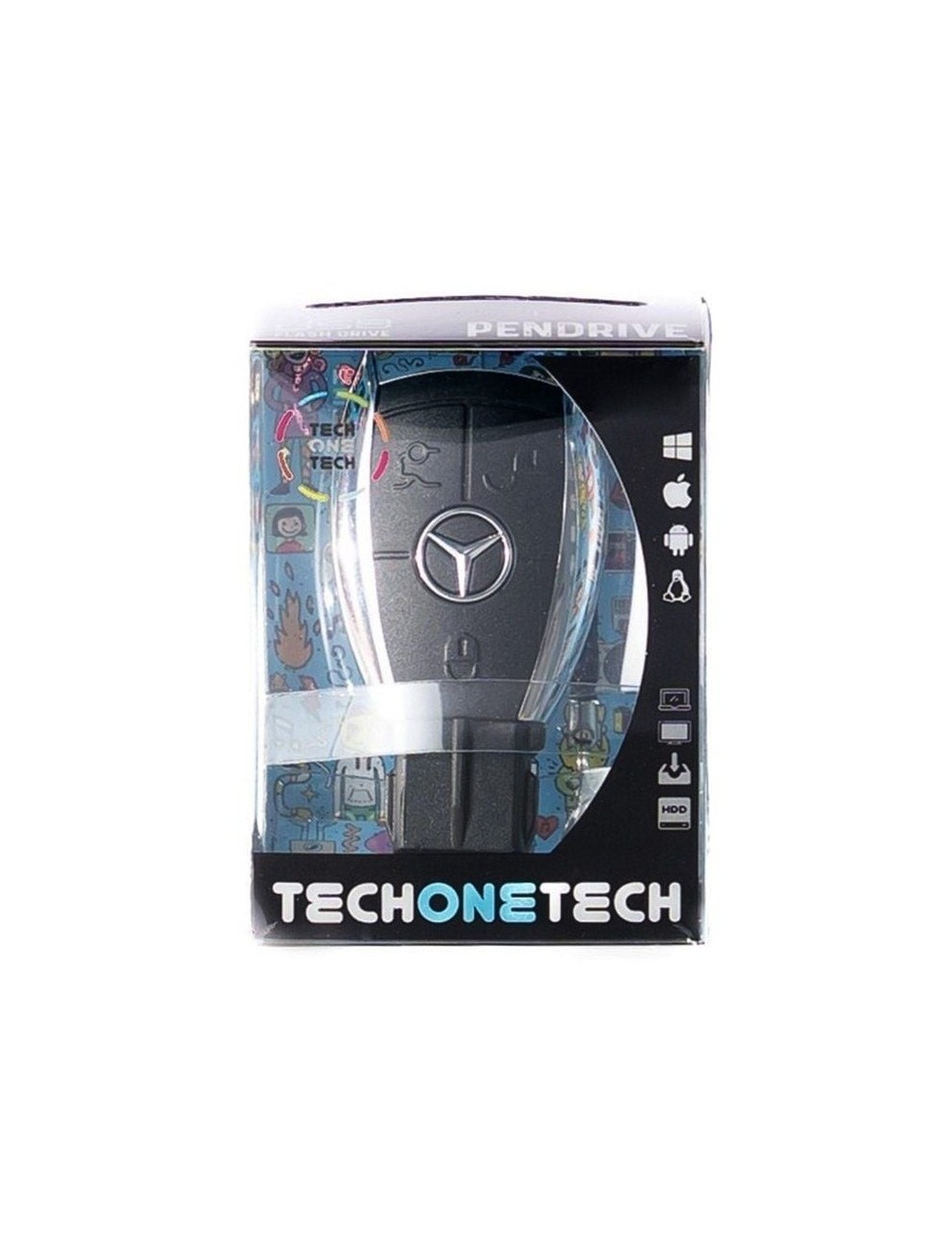 Pendrive 32GB Tech One Tech Llave Mercedes USB 2.0