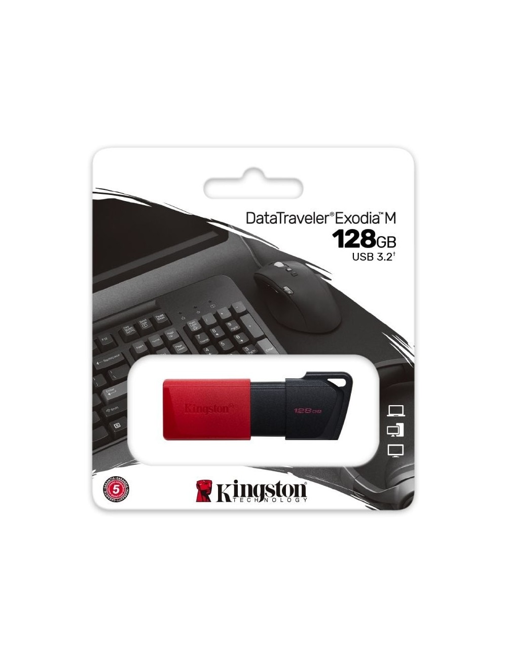 Pendrive 128GB Kingston DataTraveler Exodia M USB 3.2
