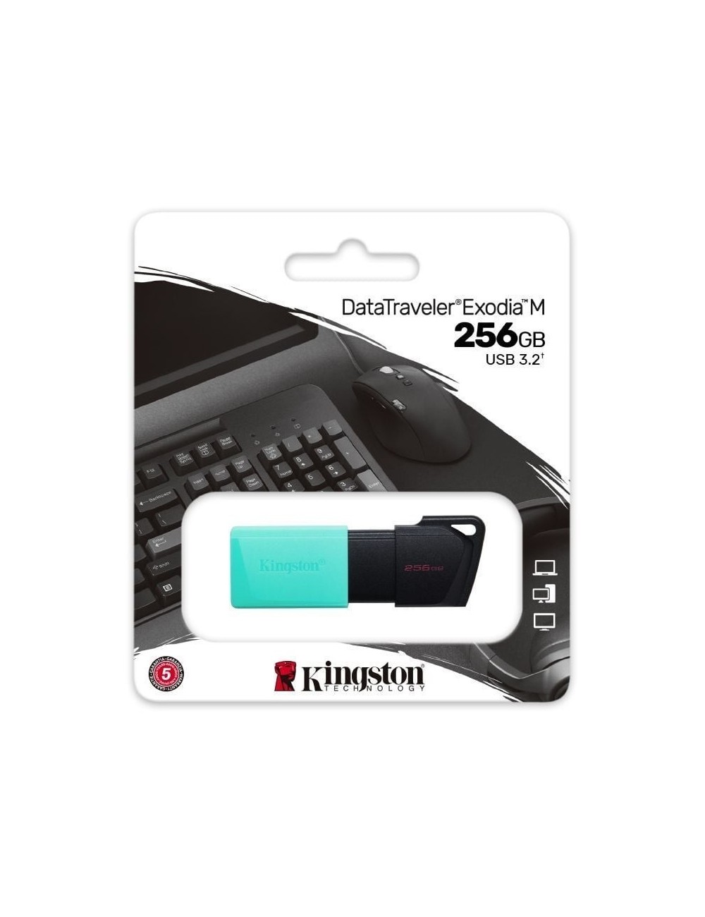 Pendrive 256GB Kingston DataTraveler Exodia M USB 3.2