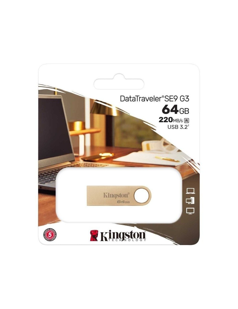 Pendrive 64GB Kingston DataTraveler SE9 G3 USB 3.2