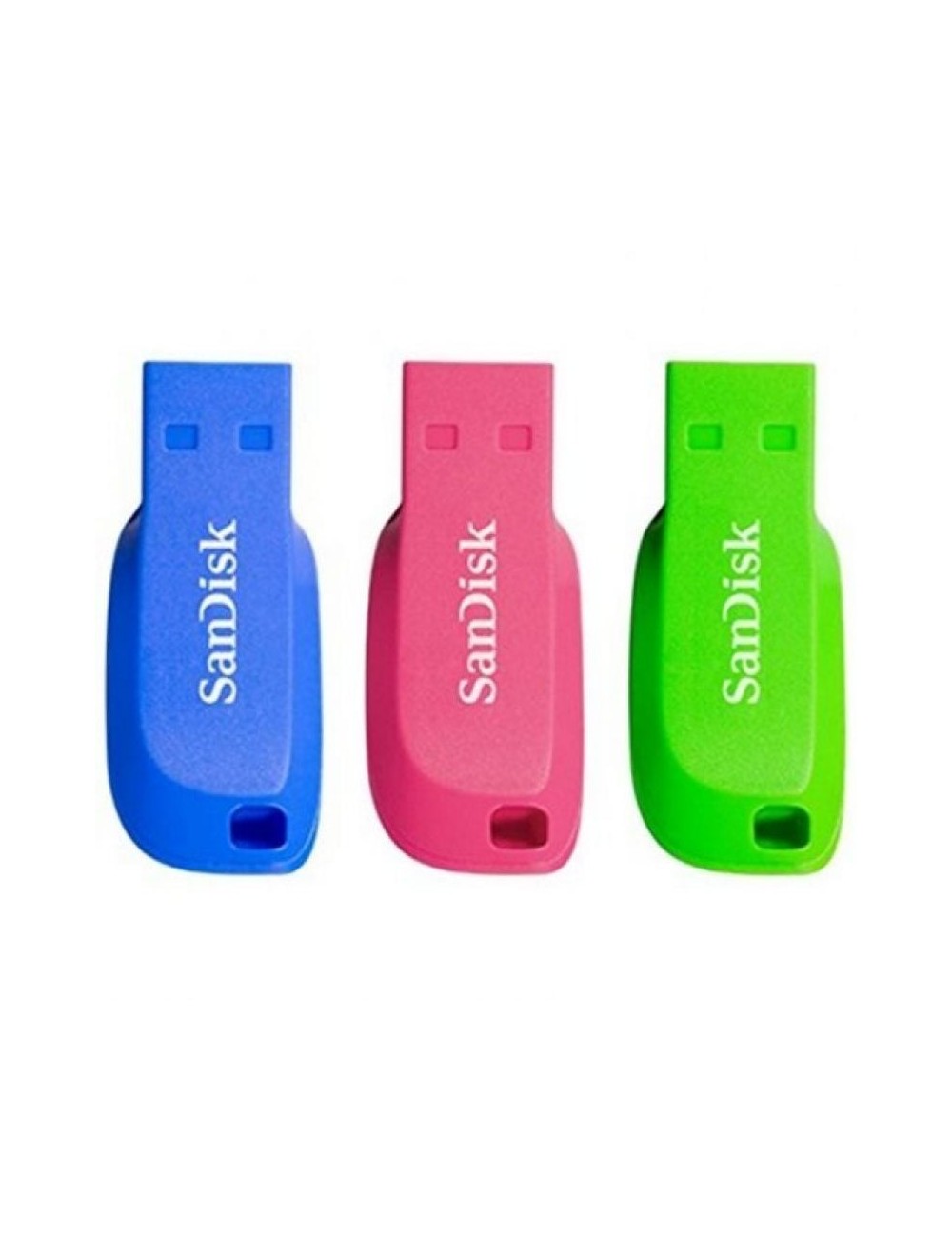 Pendrives 32GB SanDisk Cruzer Blade/ USB 2.0/ Pack 3