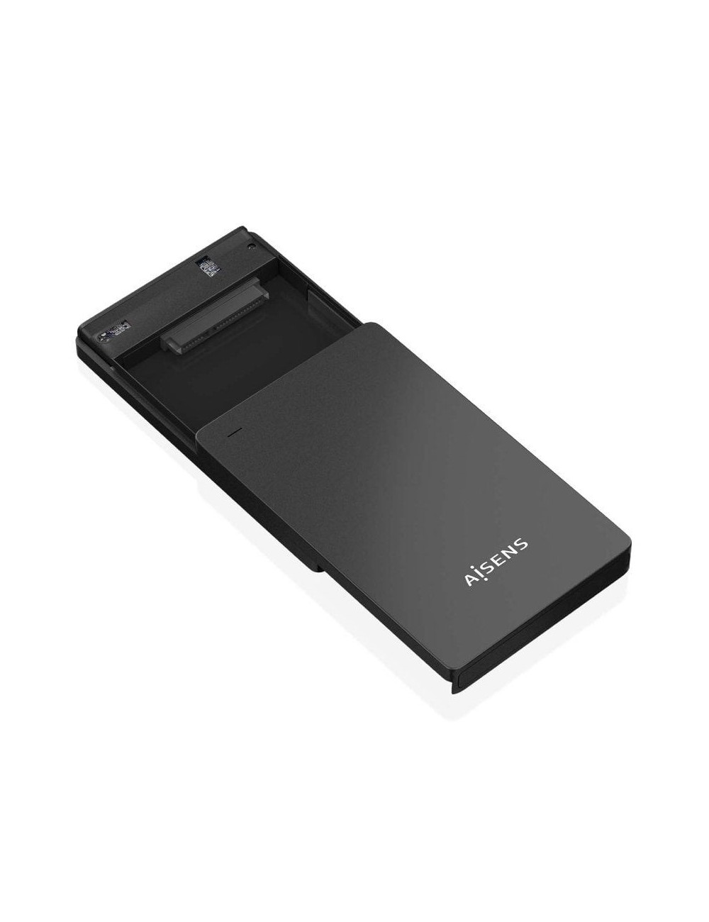Caja Externa para Disco Duro de 2.5' Aisens ASE-2542B/ USB 3.1/ Sin tornillos