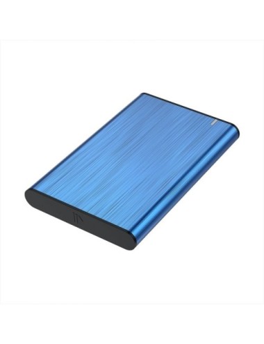 Caja Externa para Disco Duro de 2.5' Aisens ASE-2525BLU/ USB 3.1/ Sin tornillos