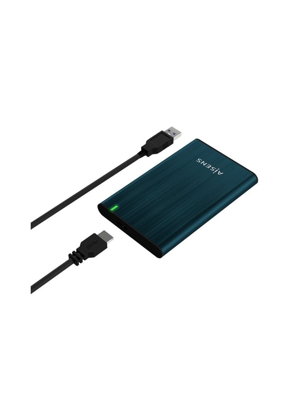 Caja Externa para Disco Duro de 2.5' Aisens ASE-2525PB/ USB 3.0/ Sin tornillos