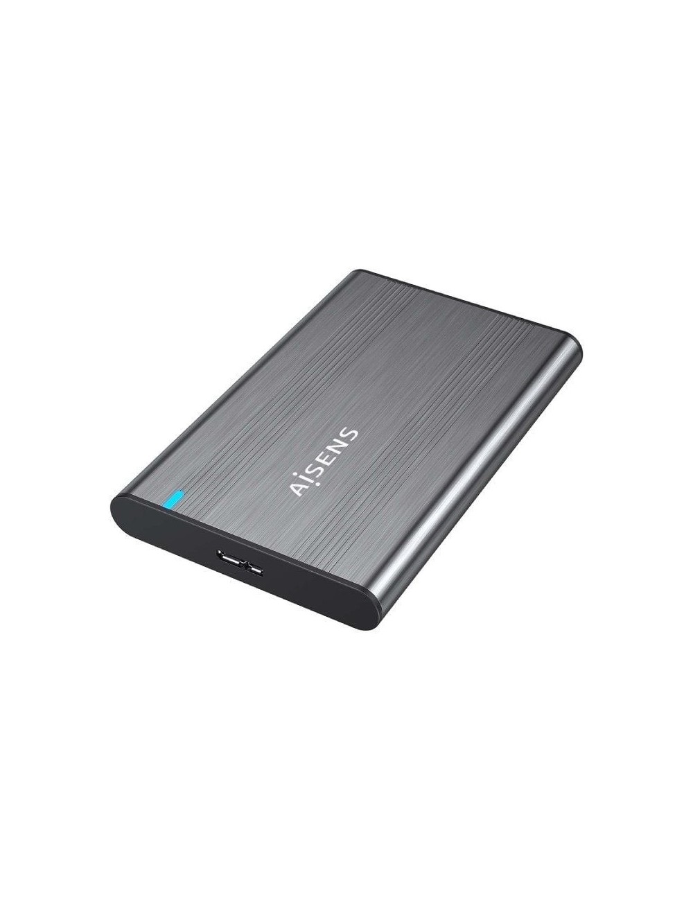 Caja Externa para Disco Duro de 2.5' Aisens ASE-2526GR/ USB 3.1/ Sin tornillos