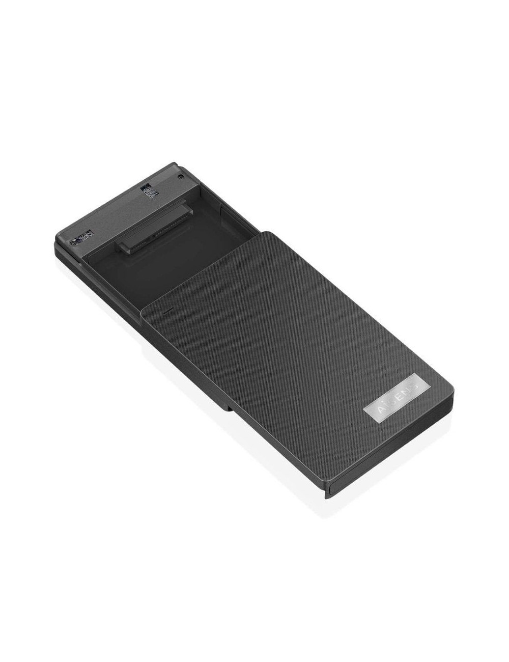 Caja Externa para Disco Duro de 2.5' Aisens ASE-2541B/ USB 3.1/ Sin tornillos
