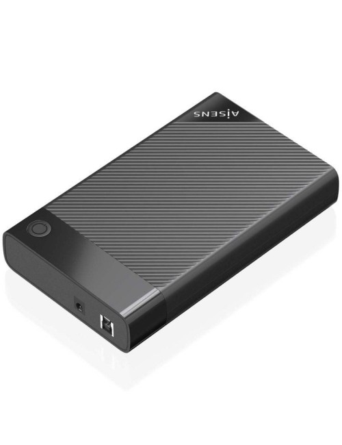 Caja Externa para Disco Duro de 3.5' Aisens ASE-3529B/ USB 3.1/ Sin tornillos