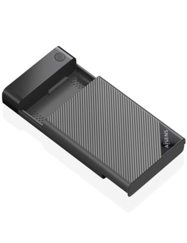 Caja Externa para Disco Duro de 3.5' Aisens ASE-3529B/ USB 3.1/ Sin tornillos