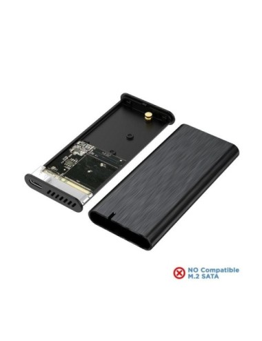 Caja Externa para Disco SSD M.2 NVMe Aisens ASM2-008B/ USB 3.2 Gen2/ Sin Tornillos