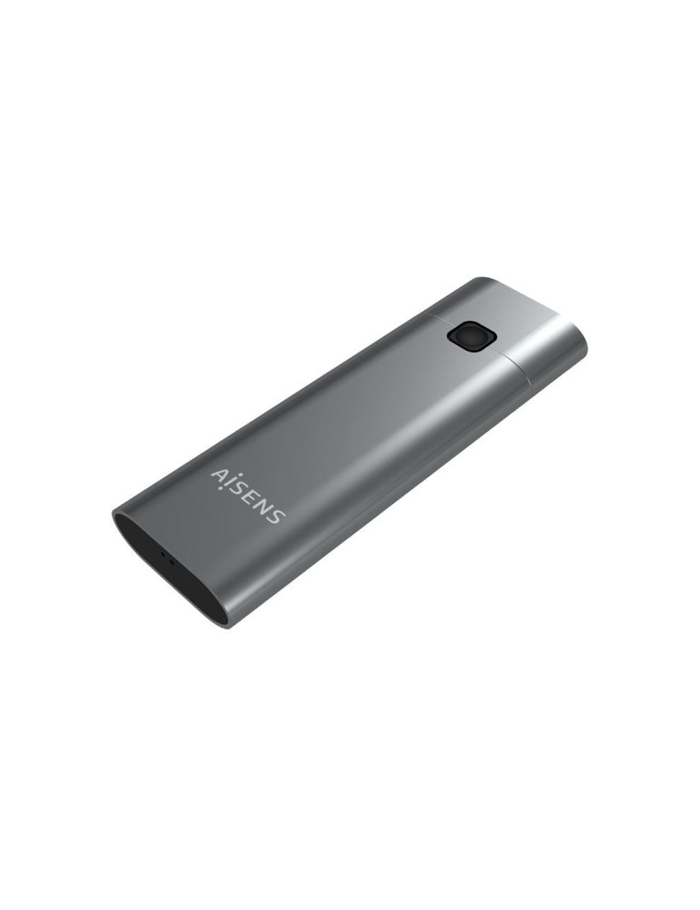 Caja Externa para Disco SSD M.2 NVMe Aisens ASM2-021GR/ USB 3.1 Gen2/ Sin Tornillos