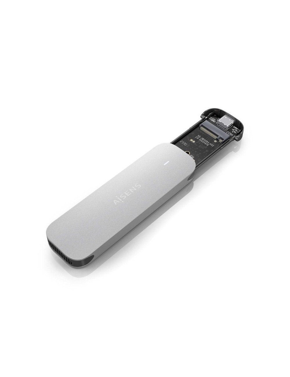 Caja Externa para Disco SSD M.2 NVMe Aisens ASM2-025SL/ USB 3.2/ Sin tornillos