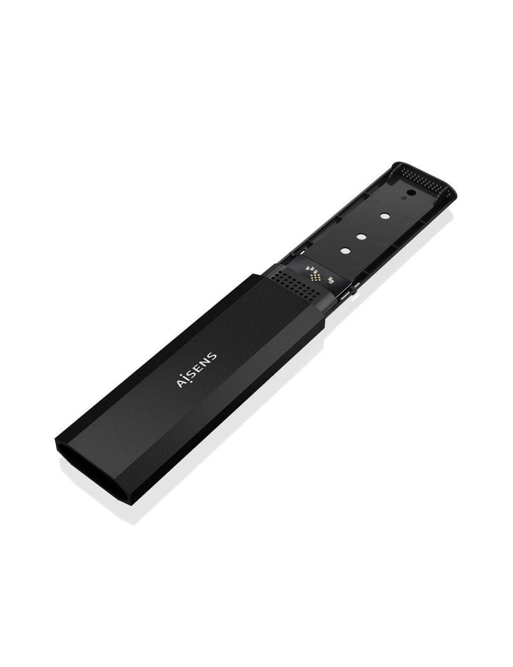Caja Externa para Disco SSD M.2 NVMe Aisens ASM2-028B/ USB 3.2/ Sin tornillos