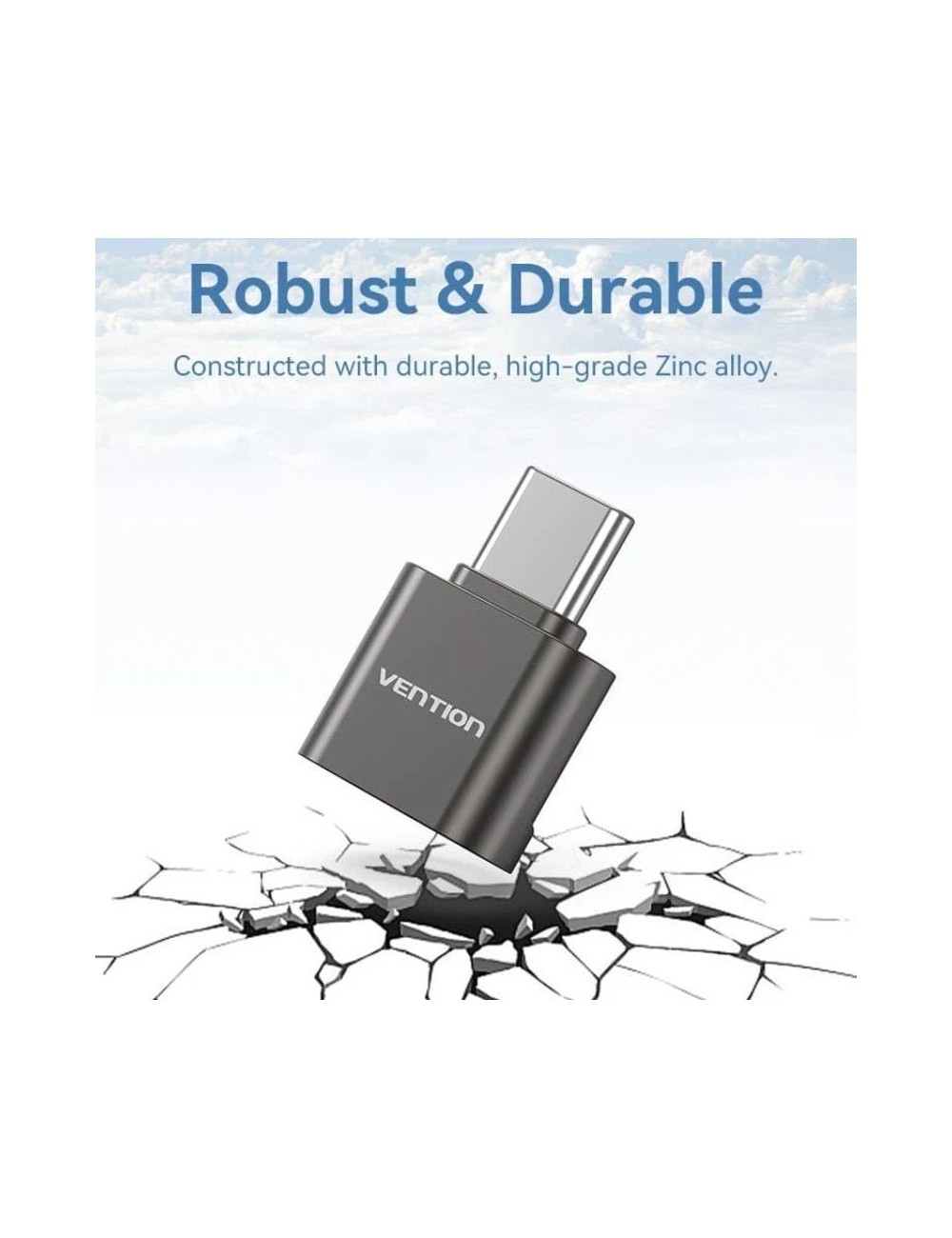 Lector de Tarjetas Externo Vention CLMH0/ USB Tipo-C