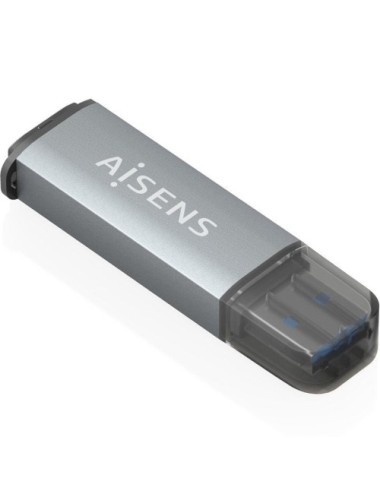Lector de Tarjetas Externo Aisens ASCR-2A09-GR/ USB 3.1