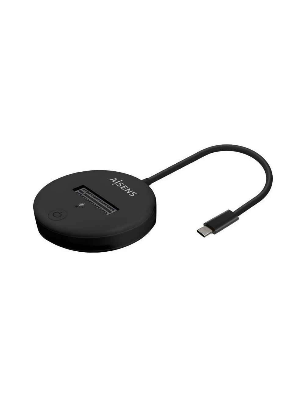 Dock USB Tipo-C para SSD M2 SATA/NVMe Aisens ASUC-M2D013-BK/ Negro