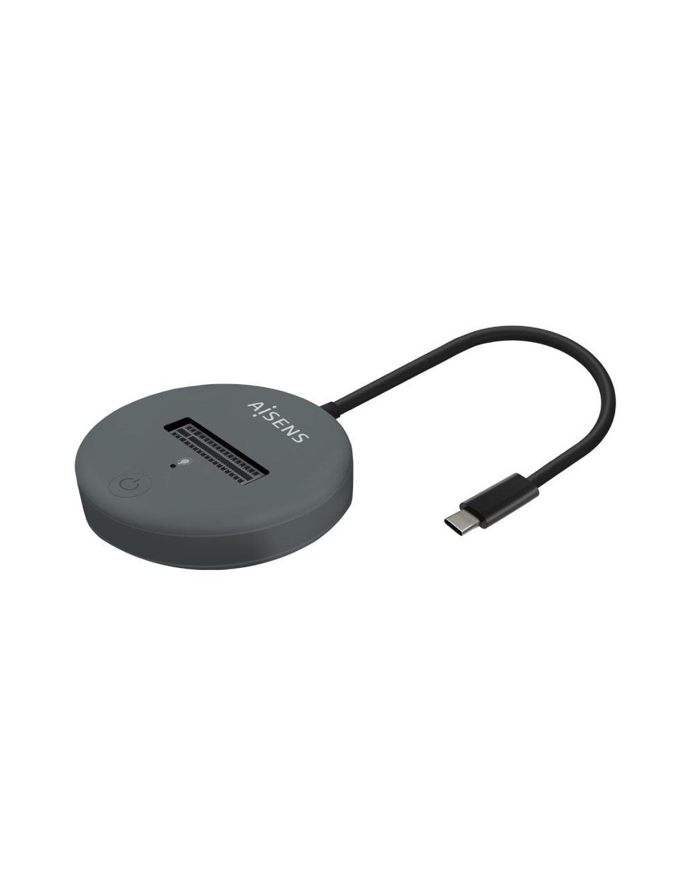 Dock USB Tipo-C para SSD M2 SATA/NVMe Aisens ASUC-M2D014-GR/ Gris