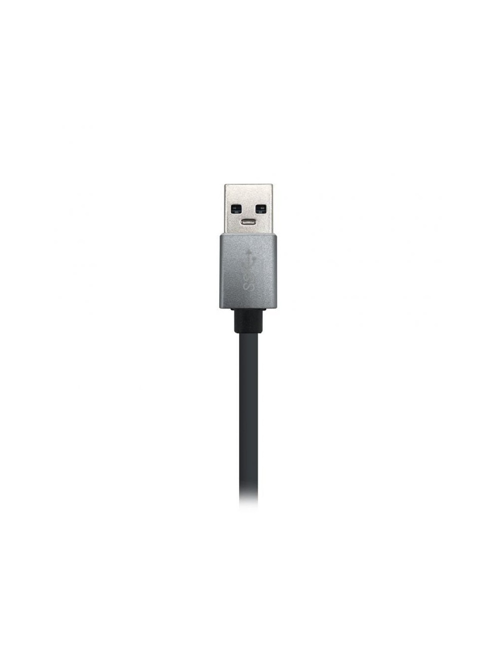 Hub USB 3.0 Aisens A106-0401/ 3xUSB/ 1xRJ45/ Gris