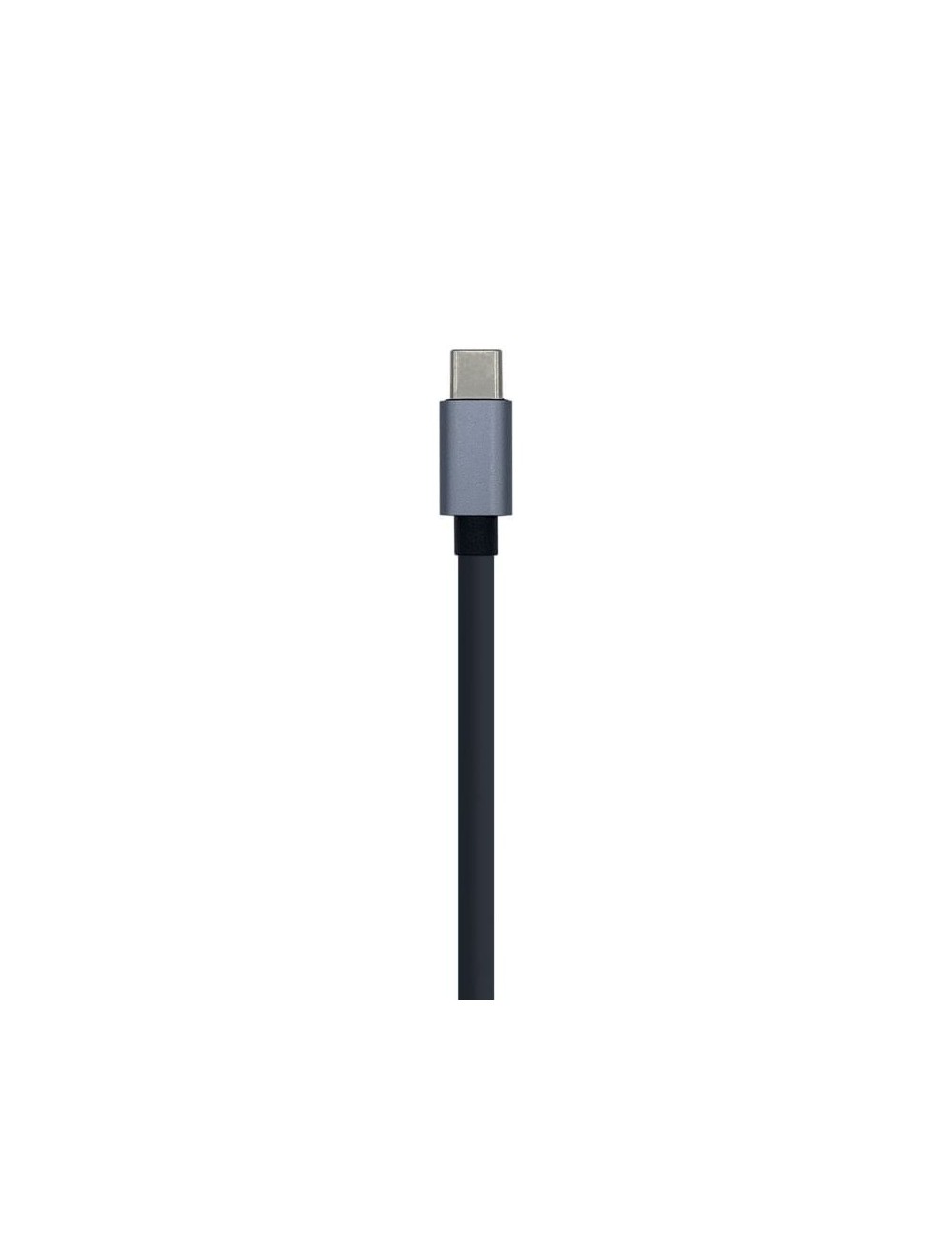 Hub USB Tipo-C Aisens A109-0396/ 3xUSB/ 1xRJ45/ Gris
