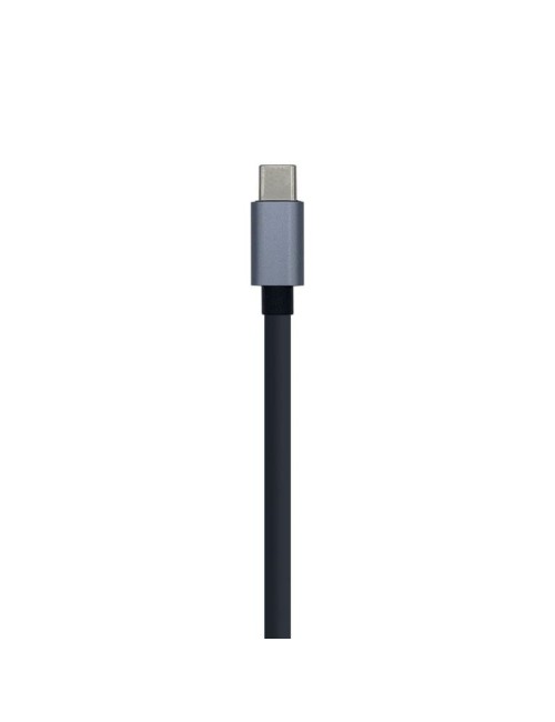 Hub USB Tipo-C Aisens A109-0396/ 3xUSB/ 1xRJ45/ Gris