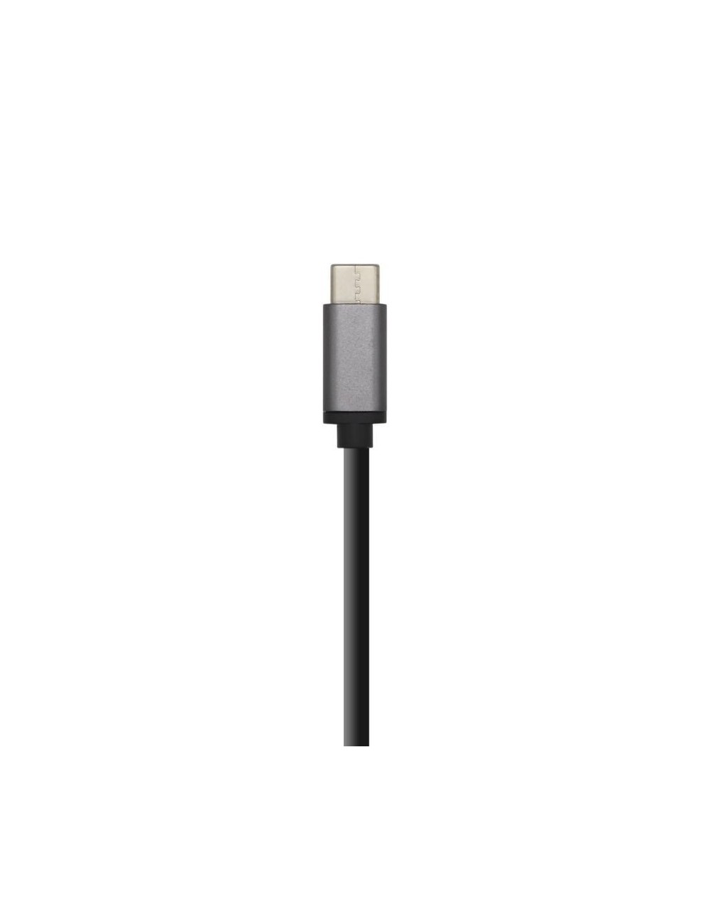 Hub USB Tipo-C Aisens A109-0403/ 4xUSB/ Gris
