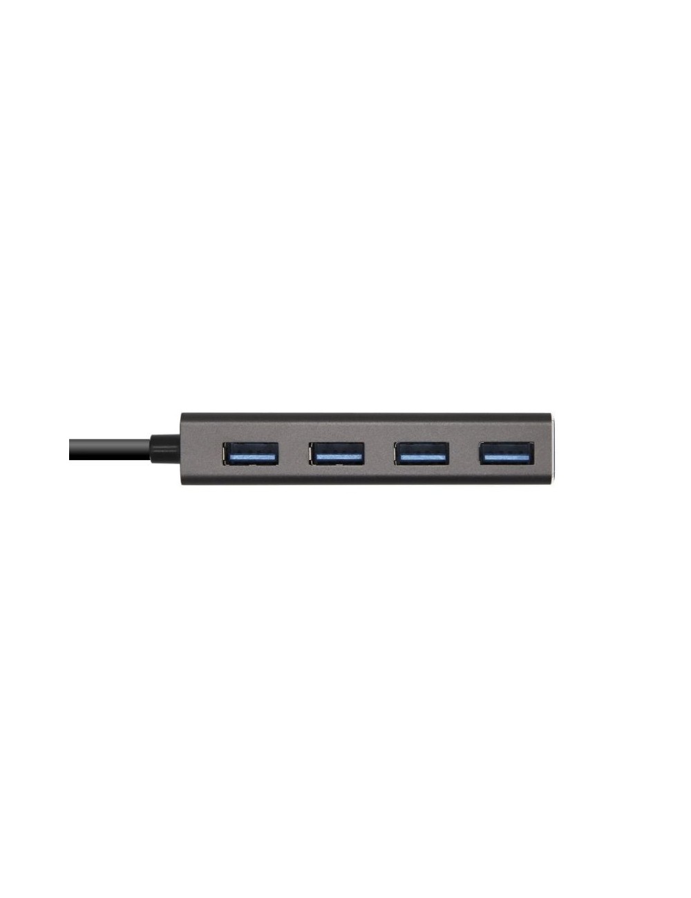 Hub USB Tipo-C Aisens A109-0403/ 4xUSB/ Gris