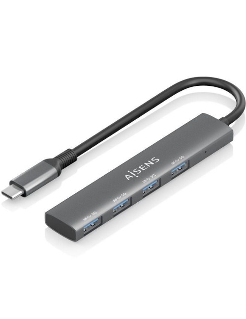 Hub USB Tipo-C 3.0 Aisens A109-0943/ 4xUSB