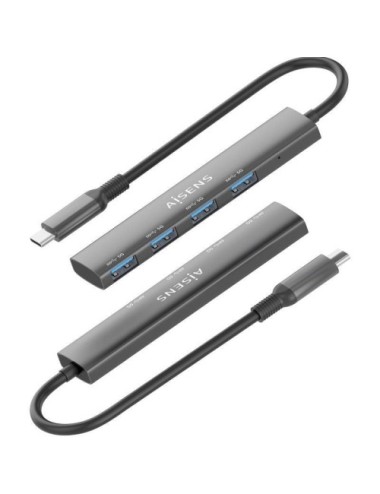 Hub USB Tipo-C 3.0 Aisens A109-0943/ 4xUSB