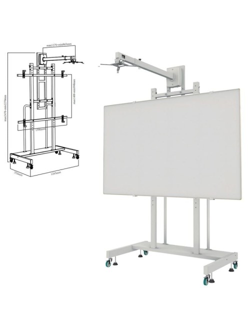 Soporte para Pizarra Interactiva Approx appIBSTD/ 80-120'