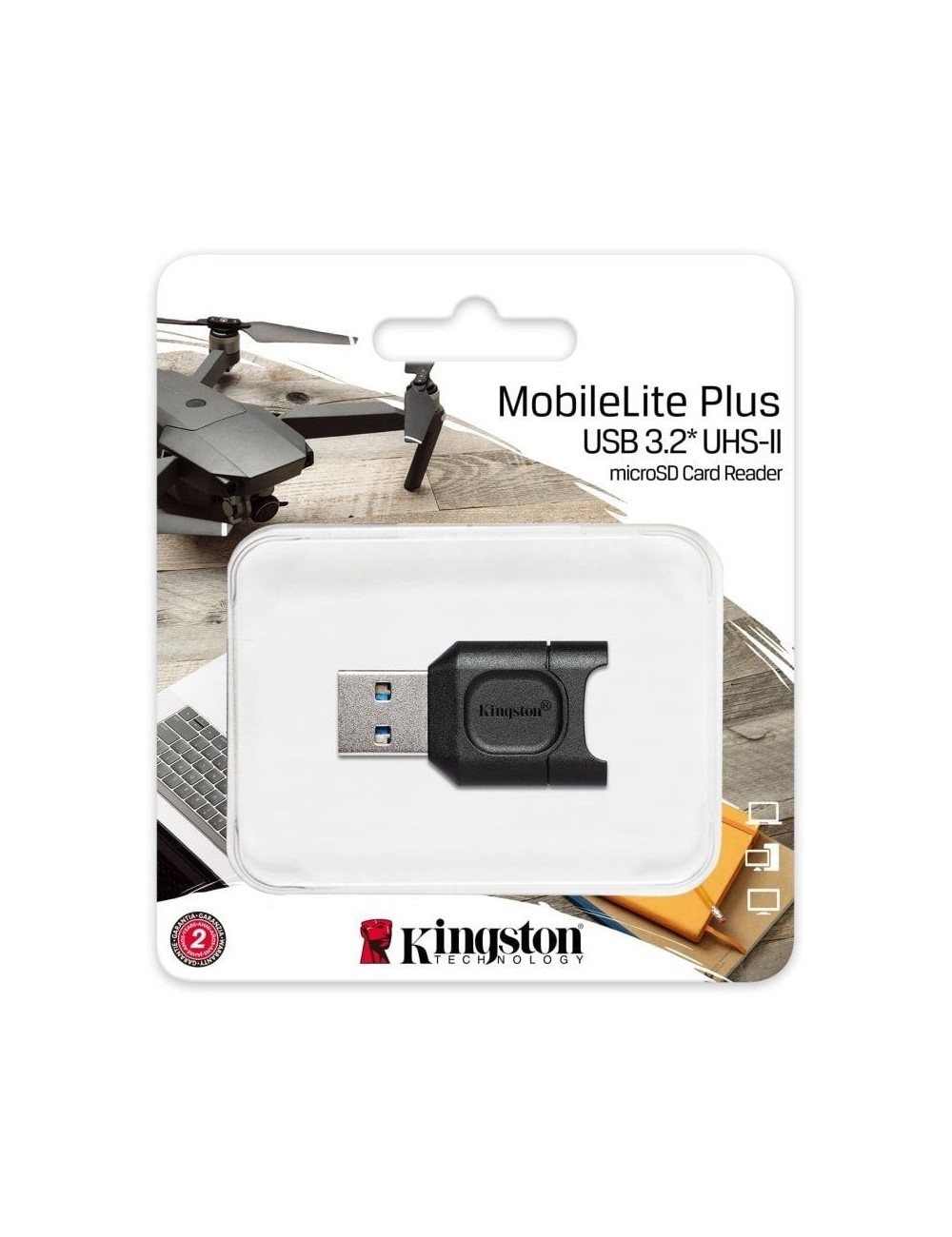 Lector de Tarjetas Externo Kingston MobileLite Plus MicroSD/ USB 3.2