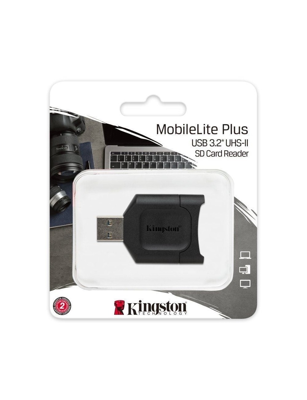 Lector de Tarjetas Externo Kingston MobileLite Plus SD/ USB 3.2