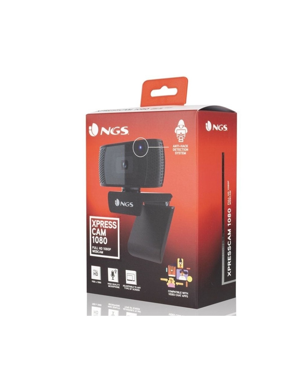 Webcam NGS XpressCam 1080/ 1920 x 1080 Full HD