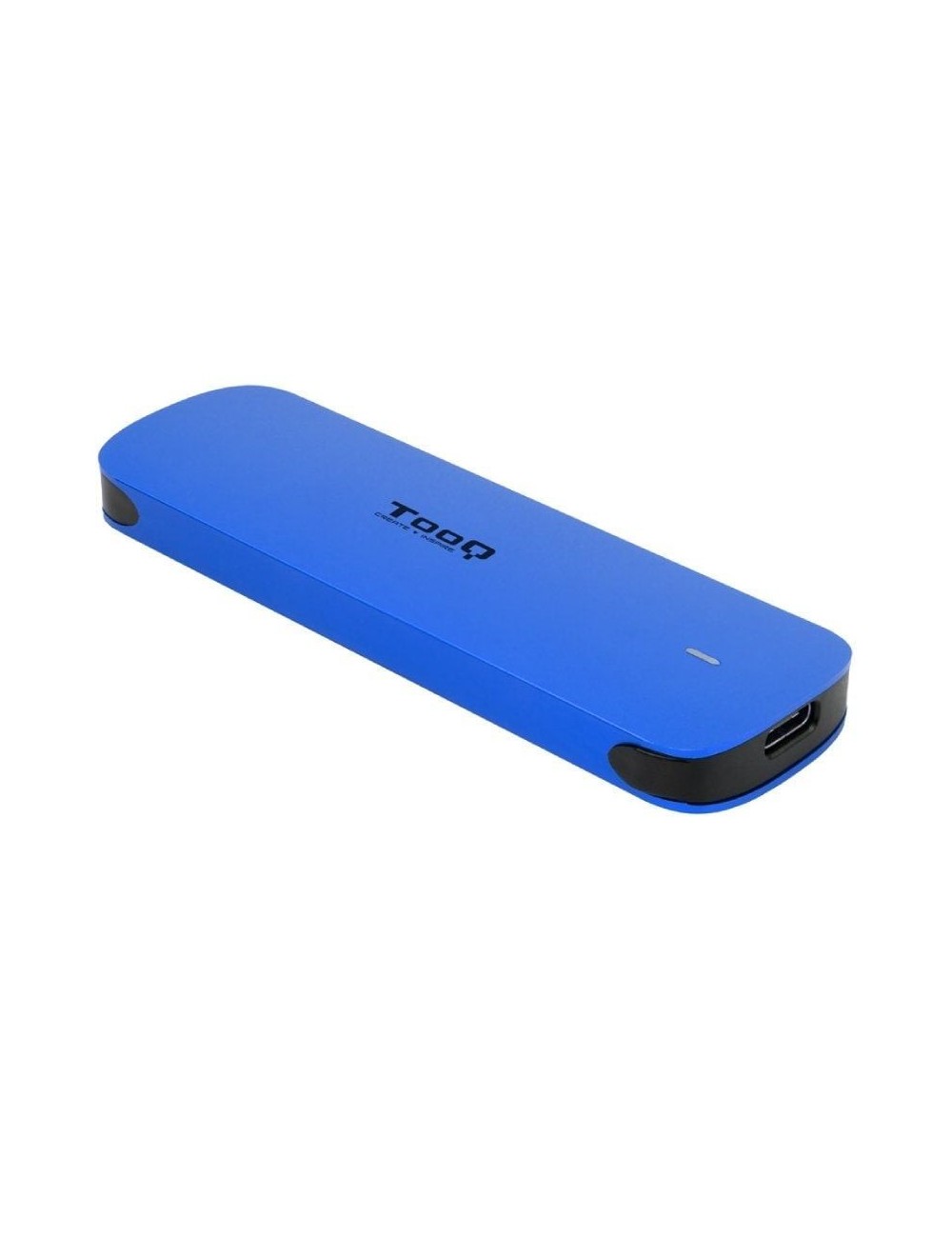 Caja Externa para Disco SSD M.2 NVMe TooQ TQE-2201BL/ USB 3.1 Gen1/ Sin tornillos