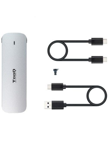 Caja Externa para Disco SSD M.2 TooQ TQE-2202S/ USB 3.1 Gen1/ Sin tornillos