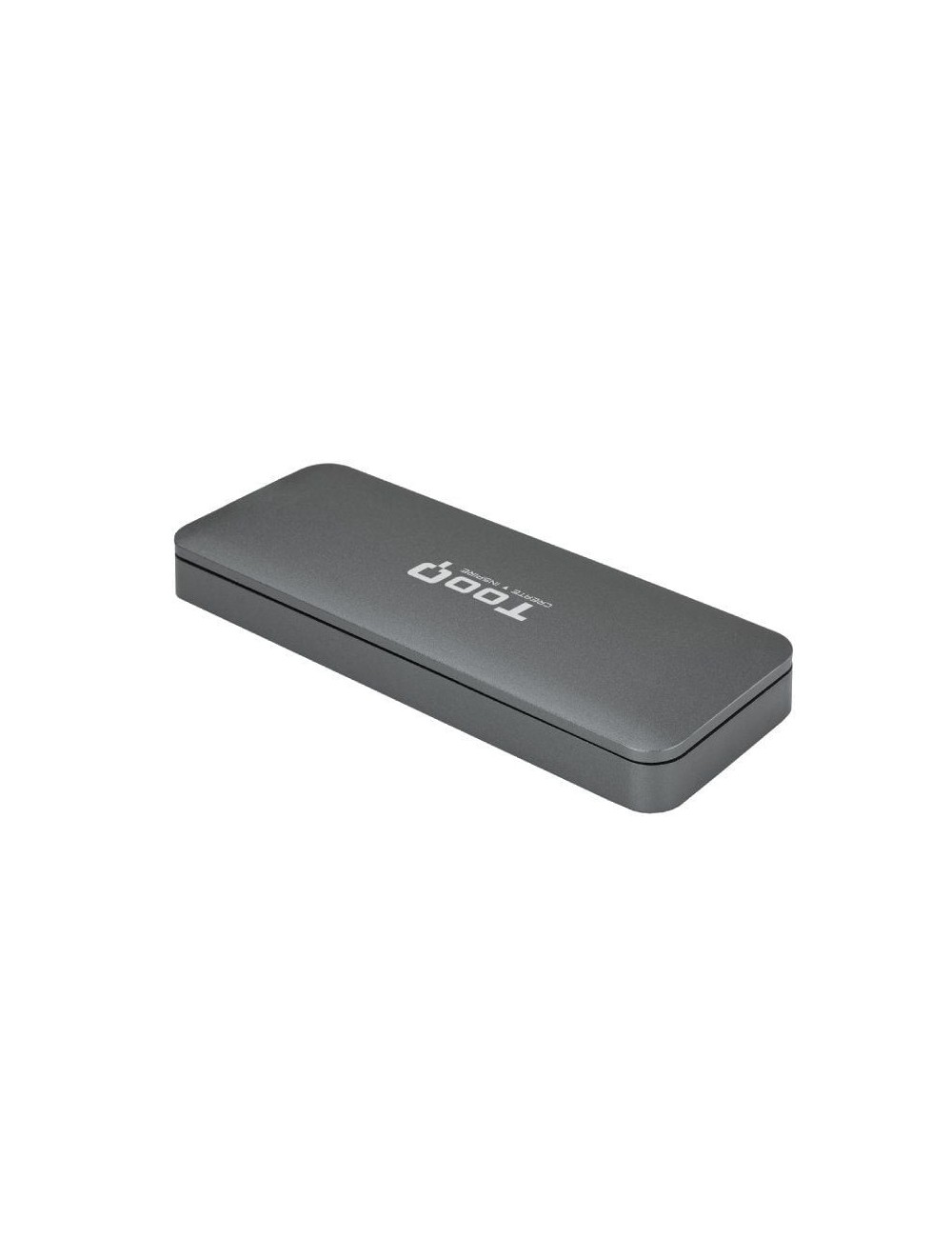 Caja Externa para Disco SSD M.2 SATA TooQ TQE-2281G/ USB 3.0/ Sin tornillos