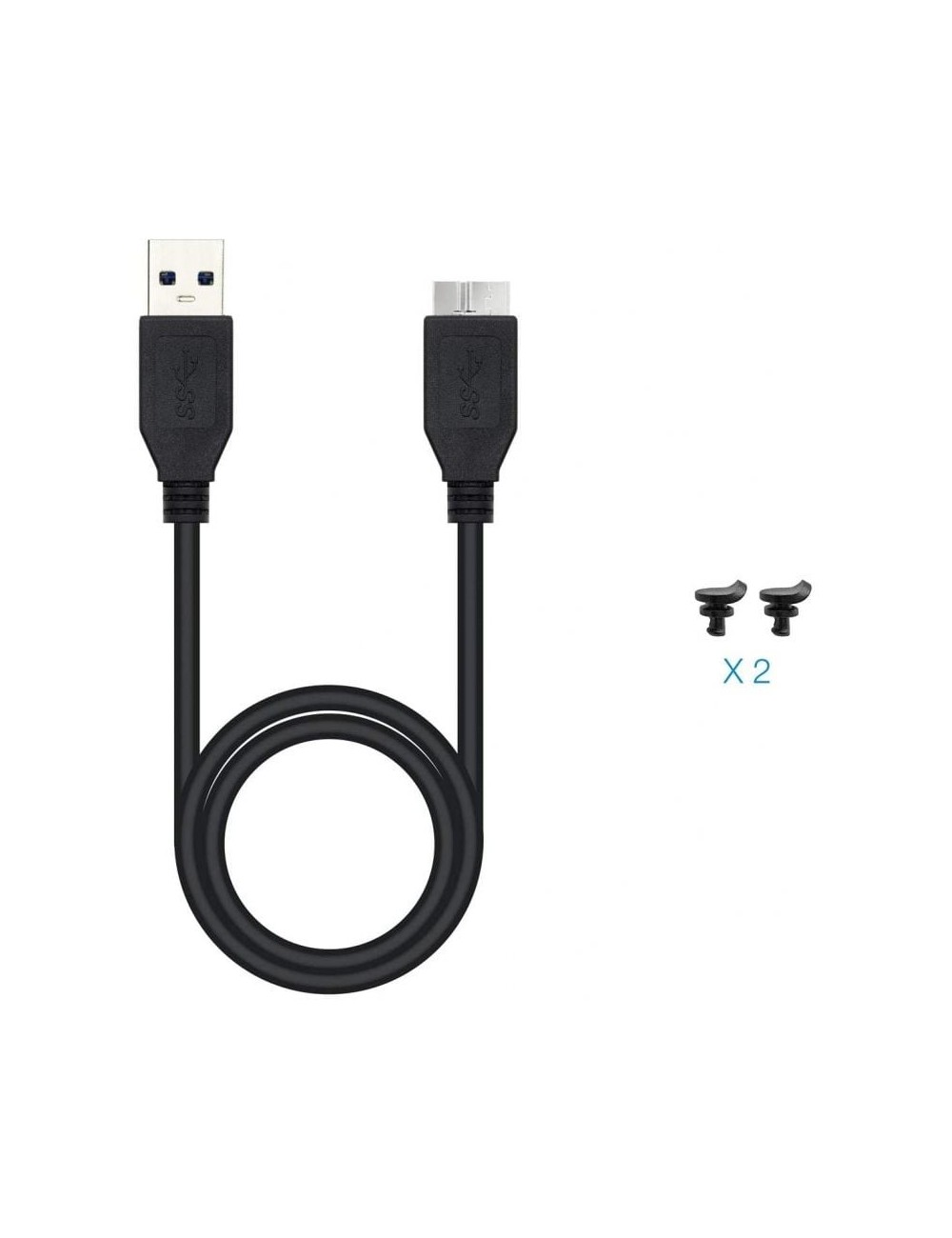 Caja Externa para Disco SSD M.2 SATA TooQ TQE-2281G/ USB 3.0/ Sin tornillos
