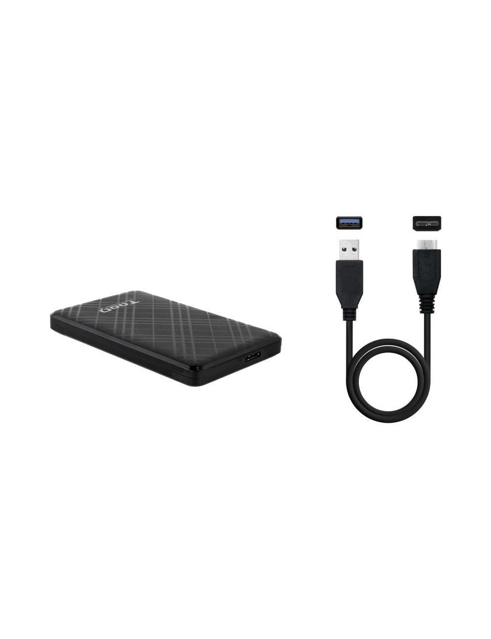 Caja Externa para Disco Duro de 2.5' TooQ TQE-2500B/ USB 3.1/ Sin Tornillos