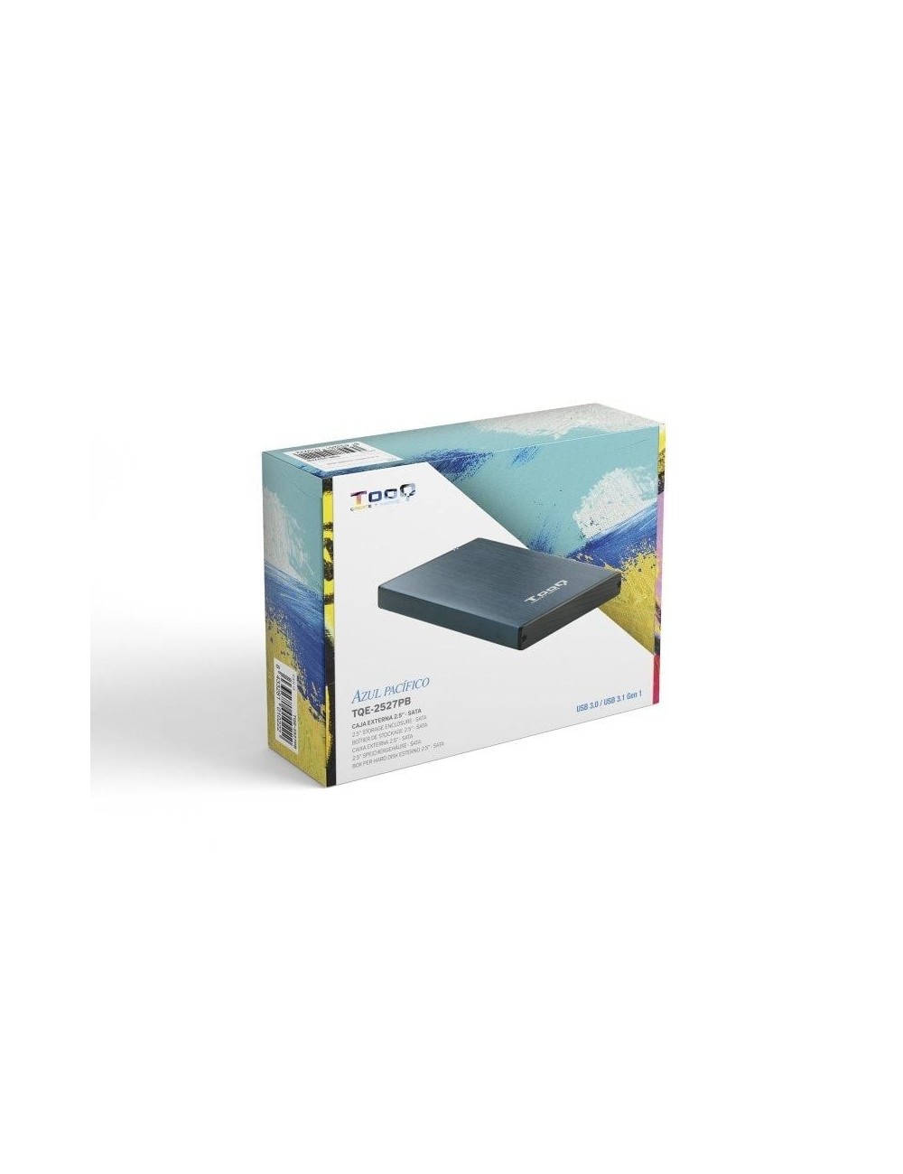 Caja Externa para Disco Duro de 2.5' TooQ TQE-2527PB/ USB 3.1
