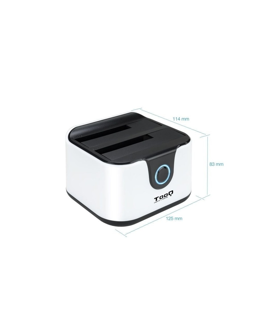 Docking Station para Discos Duros TooQ TQDS-802BW