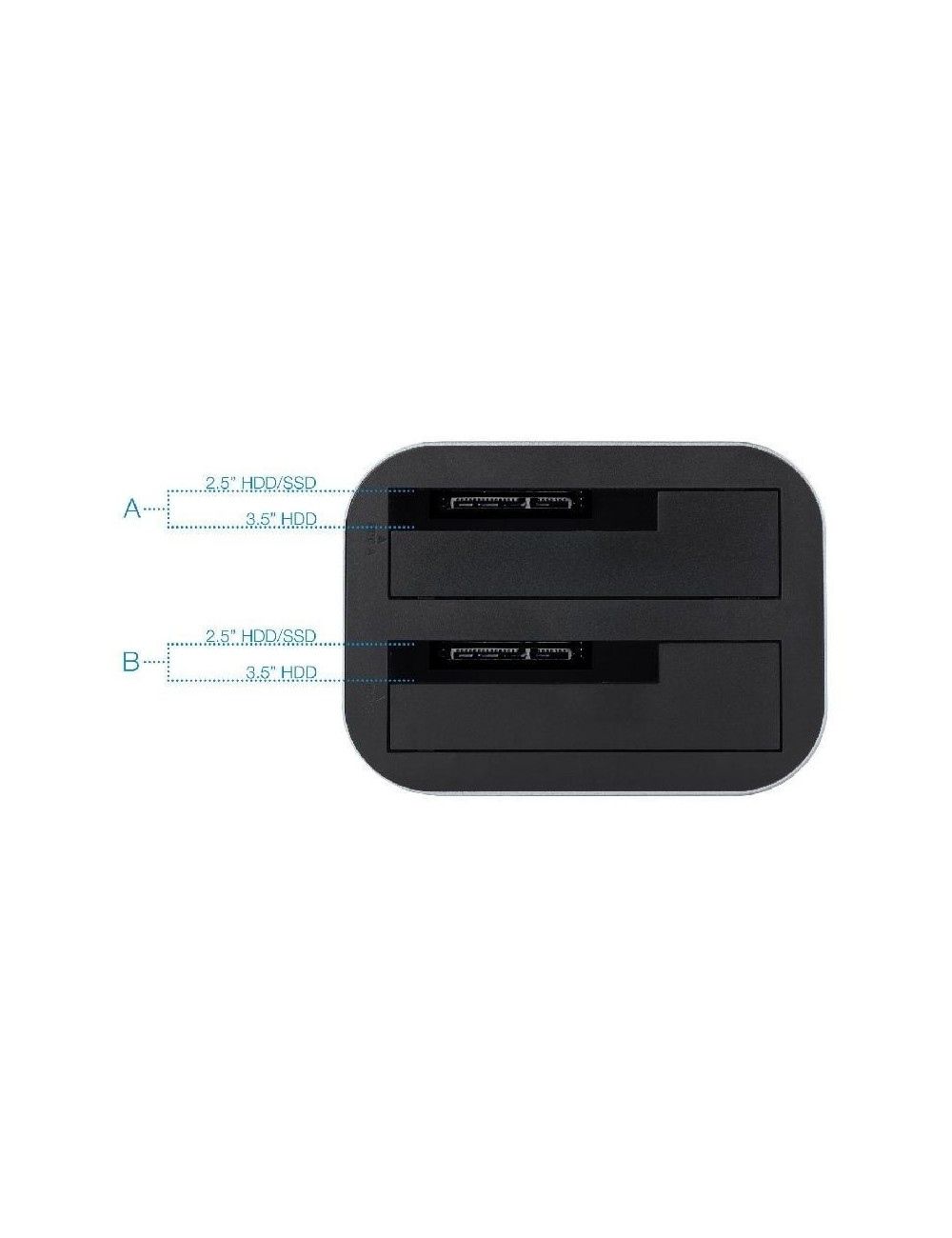 Docking Station para Discos Duros TooQ TQDS-805G