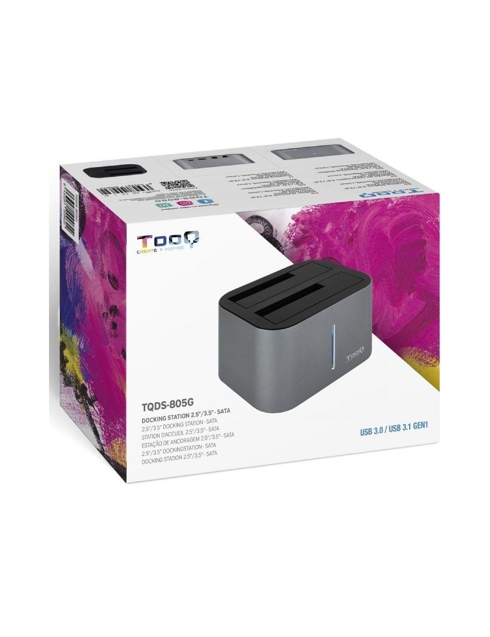 Docking Station para Discos Duros TooQ TQDS-805G
