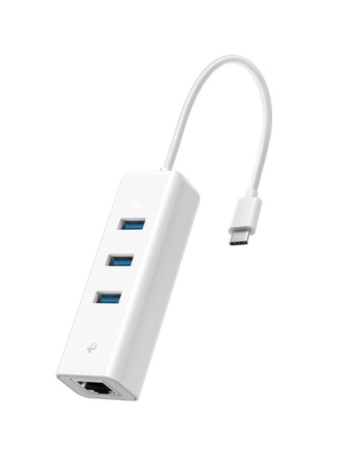 Hub USB Tipo-C 3.0 TP-Link UE330C/ 3xUSB/ 1xRJ45/ Blanco