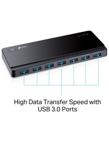 Hub USB 3.0 TP-Link UH700/ 7xUSB/ 1xMicroUSB DC/ Negro